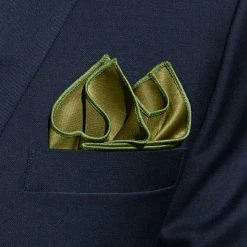 Trendhim Pochette De Costume Classique Vert Olive -Arkai Atlas Shop leaf green 1