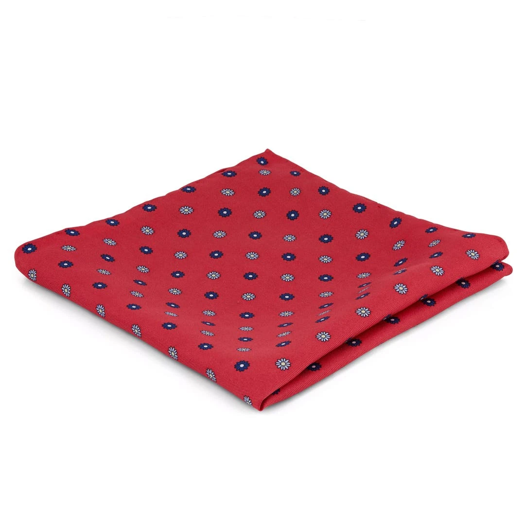 Tailor Toki Pochette De Costume Rouge à Motif Floral 3 Tailor Toki Pochette De Costume Rouge à Motif Floral