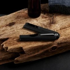 Collin Rowe Peigne De Poche Pliable Noir à Dents Fines -Arkai Atlas Shop rel megashoot beardcare 1 16490
