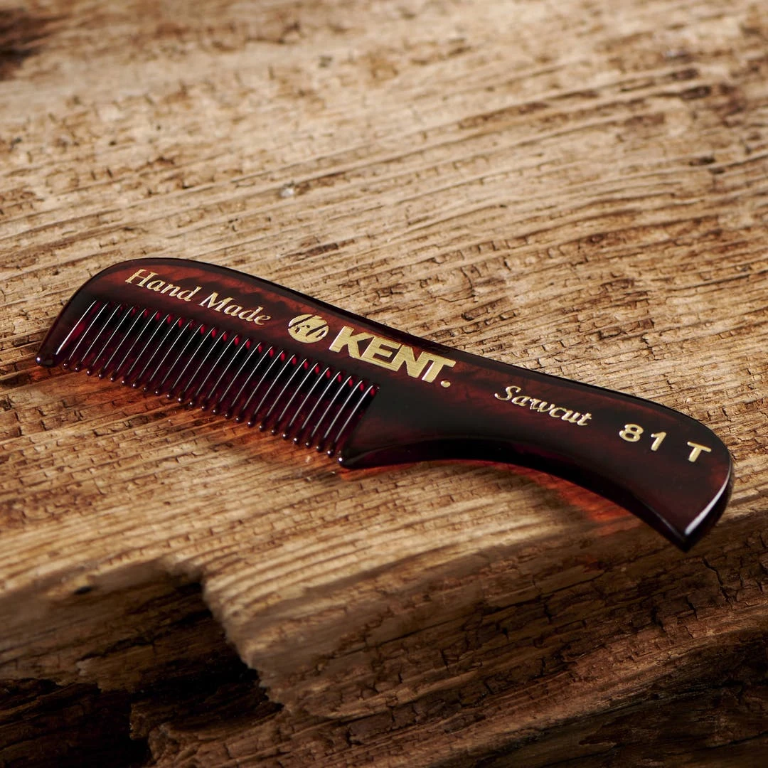 Kent Brushes Peigne à Moustache Carapace De Tortue 7 Kent Brushes Peigne à Moustache Carapace De Tortue – Image 5