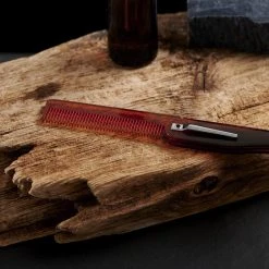 Collin Rowe Peigne De Poche Pliable Marron à Dents Fines -Arkai Atlas Shop rel megashoot beardcare 2 16491
