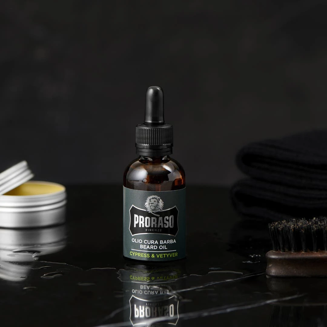 Proraso Huile à Barbe Cyprès & Vétiver - 30 Ml 5 Proraso Huile à Barbe Cyprès & Vétiver - 30 Ml – Image 3