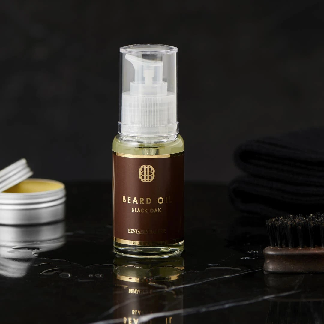 Benjamin Barber Huile D'argan Pour La Barbe Parfum Chêne Noir 4 Benjamin Barber Huile D'argan Pour La Barbe Parfum Chêne Noir – Image 2