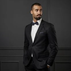 Tailor Toki Pochette De Costume Bleu Foncé -Arkai Atlas Shop rel megashoot bow ties 7414 1