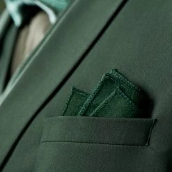 Tailor Toki Pochette De Costume En Laine Verte, Cousue Main -Arkai Atlas Shop rel st. patricks day killian 1x1 1 2green small