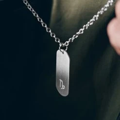 Lucleon Collier Zodiaque En Acier Argenté - Le Capricorne 13 Lucleon Collier Zodiaque En Acier Argenté - Le Capricorne -Arkai Atlas Shop rel zodiac 21928 1x1 1bm