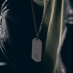 Lucleon Collier Zodiaque En Acier Gunmetal - Le Taureau 13 Lucleon Collier Zodiaque En Acier Gunmetal - Le Taureau -Arkai Atlas Shop rel zodiac 21933 1x1 1bm