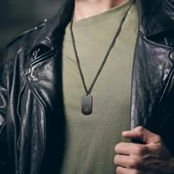 Lucleon Collier Zodiaque En Acier Gunmetal - Le Lion 10 Lucleon Collier Zodiaque En Acier Gunmetal - Le Lion -Arkai Atlas Shop rel zodiac 21936 1x1 2