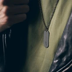 Lucleon Collier Zodiaque En Acier Gunmetal - La Vierge -Arkai Atlas Shop rel zodiac 21937 1x1 2