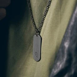 Lucleon Collier Zodiaque En Acier Gunmetal - La Vierge -Arkai Atlas Shop rel zodiac 21937 1x1 2bm
