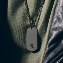 Lucleon Collier Zodiaque En Acier Gunmetal - Le Scorpion 13 Lucleon Collier Zodiaque En Acier Gunmetal - Le Scorpion -Arkai Atlas Shop rel zodiac 21939 1x1 1bm