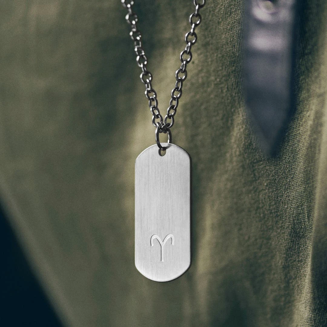 Lucleon Collier Zodiaque En Acier Argenté - Le Bélier 8 Lucleon Collier Zodiaque En Acier Argenté - Le Bélier – Image 6