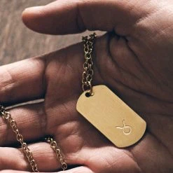 Lucleon Collier Zodiaque En Acier Doré - Le Taureau -Arkai Atlas Shop rel zodiac 21956 1x1 3bm