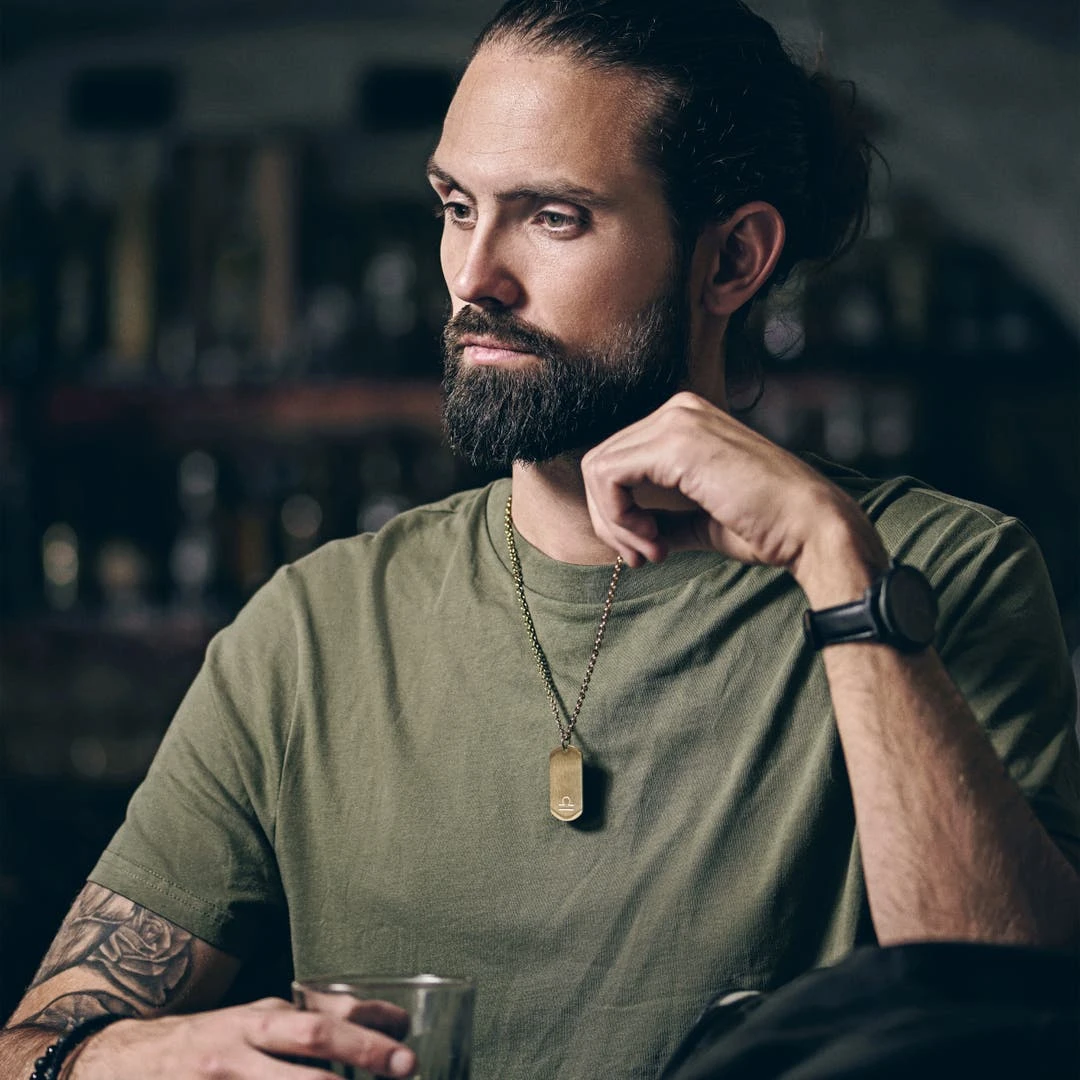 Lucleon Collier Zodiaque En Acier Doré - La Balance 6 Lucleon Collier Zodiaque En Acier Doré - La Balance – Image 4