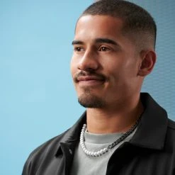 Lucleon Collier De Perles Et Chaîne à Maille Gourmette Couleur Bronze Gunmetal Charlie Amager -Arkai Atlas Shop rst acpa collectionpage black 23056 bjarkejohansen 2