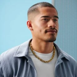 Lucleon Chaîne à Maille Cordée En Acier DoréAmager Collin - 10 Mm -Arkai Atlas Shop rst acpa collectionpage gold 23065 bjarkejohansen 2