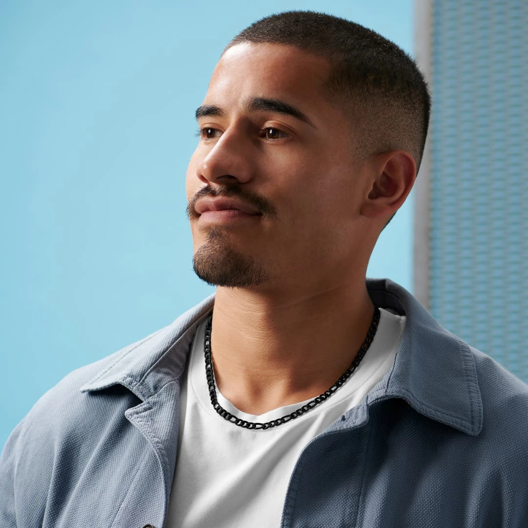 Lucleon Chaîne Figaro Couleur Gunmetal Curtis Amager 7 Lucleon Chaîne Figaro Couleur Gunmetal Curtis Amager – Image 5