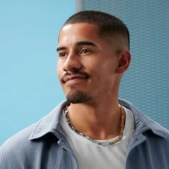 Lucleon Collier Chaîne Bicolore En Métal Argenté & Doré Connor Amager -Arkai Atlas Shop rst acpa collectionpage goldsilver 23052 bjarkejohansen 2