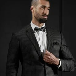 Trendhim Pochette De Costume Unie Noire -Arkai Atlas Shop rst megashoot bow ties 12866 1