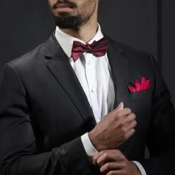 Trendhim Pochette De Costume Rose Vif Classique -Arkai Atlas Shop rst megashoot bowties 12672 1 1