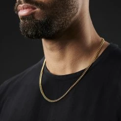 Lucleon Chaîne Dorée à Mailles De 4 Mm -Arkai Atlas Shop rst megashoot neck 15153 2