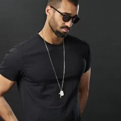 Lucleon Elégant Collier En Acier, Plaque Militaire Et Croix 12 Lucleon Elégant Collier En Acier, Plaque Militaire Et Croix -Arkai Atlas Shop rst megashoot neck2 1 4662