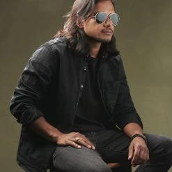 Paul Riley Lunettes Polarisantes Aviator Dorées à Verres Vert Foncé -Arkai Atlas Shop rst megashoot sunglas 13910 1 2