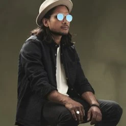 Paul Riley Lunettes De Soleil Polarisées Bleues "Le Dandy" -Arkai Atlas Shop rst megashoot sunglas 17147 1blue