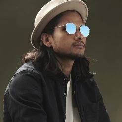 Paul Riley Lunettes De Soleil Polarisées Bleues "Le Dandy" -Arkai Atlas Shop rst megashoot sunglas 17147 2blue