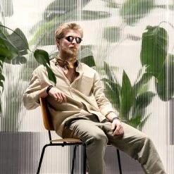 Arkai Occasus | Lunettes De Soleil En Titane Noir à Verres Ronds Polarisés -Arkai Atlas Shop rst spring 23 arkai sunglasses blacktitani 1c