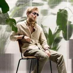 Arkai Occasus | Lunettes De Soleil à Verres Sombres Polarisés Et Double Pont Noir Et Transparent -Arkai Atlas Shop rst spring 23 arkai sunglasses darkandblue 1b 1