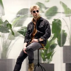 Lucleon Occasus | Lunettes De Soleil Noires à Verres Ronds Polarisés Et Double Pont -Arkai Atlas Shop rst spring 23 ll sunglasses hil silverblack 1b