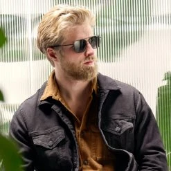 Lucleon Occasus | Lunettes De Soleil Carrées Aviator à Verres Bleus Polarisés -Arkai Atlas Shop rst spring 23 ll sunglasses square blackblack 1d