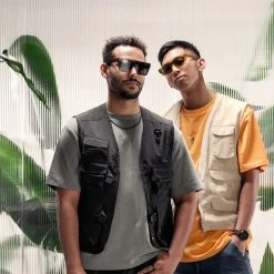 Otsu Occasus | Lunettes De Soleil Carrées Rétro à Motif écaille Et Verres Noirs Polarisés 11 Otsu Occasus | Lunettes De Soleil Carrées Rétro à Motif écaille Et Verres Noirs Polarisés -Arkai Atlas Shop rst spring 23 otsu sunglasses square tigerblack 1b