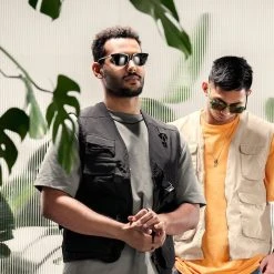 Arkai Occasus | Lunettes De Soleil Rétro Bicolores à Verres Noirs Polarisés -Arkai Atlas Shop rst spring 23 sz sunglasses square greyblack 1c