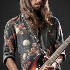 Moody Mason Collier Jax En Acier Gris Foncé Avec Serre De Dragon Et Pierre De Jaspe Rouge -Arkai Atlas Shop rst tys rock 1aa4343