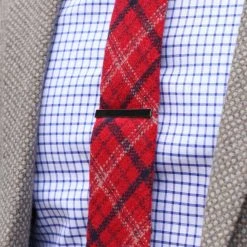 Warren Asher Pince à Cravate Courte Couleur Gris Gunmétal -Arkai Atlas Shop sfsdff