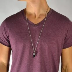 Fort Tempus Pendentif Croc Noir -Arkai Atlas Shop sort tand sta lhalsk de