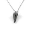 Fort Tempus Pendentif Croc Noir
