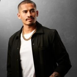 Lucleon Collier à Maillons En Acier Doré 18 Mm -Arkai Atlas Shop ste megashoot 22079 4 2