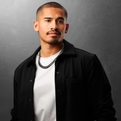 Lucleon Collier à Maillons En Acier Noir 14 Mm 11 Lucleon Collier à Maillons En Acier Noir 14 Mm -Arkai Atlas Shop ste megashoot 22089 1 4