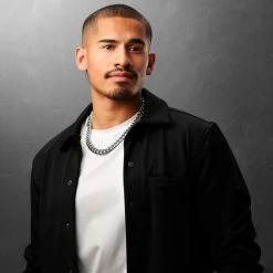 Lucleon Collier à Maillons En Acier Argenté 14 Mm -Arkai Atlas Shop ste megashoot 22109 1 3