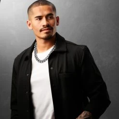 Lucleon Collier à Maillons En Acier Argenté 18 Mm -Arkai Atlas Shop ste megashoot 22119 4 3