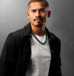 Lucleon Collier à Maillons En Acier Noir 16 Mm -Arkai Atlas Shop ste megashoot 22129 3 6 1