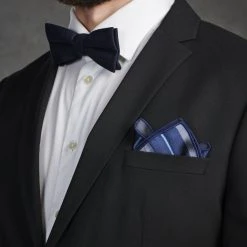 Trendhim Pochette De Costume à Rayures Grises Et Bleues -Arkai Atlas Shop ste megashoot pocketsqaure 15634 6