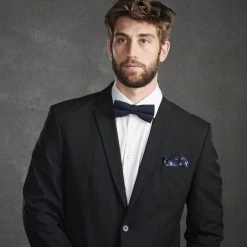 Trendhim Pochette De Costume Bleu Marine à Motifs De Noël -Arkai Atlas Shop ste megashoot pocketsqaure 15638 15