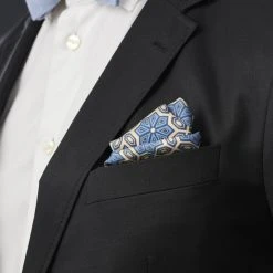 Bohemian Revolt Pochette De Costume En Soie Brant Brux -Arkai Atlas Shop ste megashoot pocketsqaure 20925 37