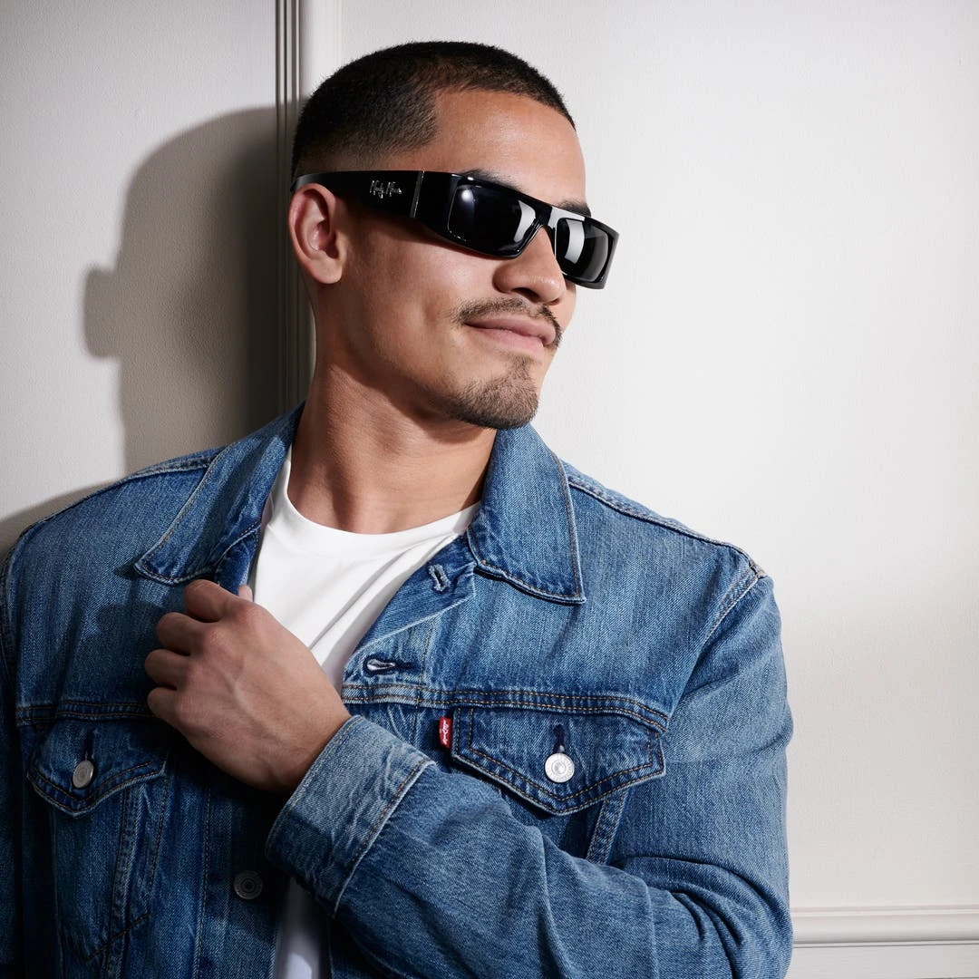 Moody Mason Lunettes De Soleil Polarisées Noires Et Grises Macon 6 Moody Mason Lunettes De Soleil Polarisées Noires Et Grises Macon – Image 4