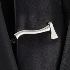 Warren Asher Pince à Cravate Argentée En Forme De Hache 13 Warren Asher Pince à Cravate Argentée En Forme De Hache -Arkai Atlas Shop ste megashoot tieclips 11430 65 bm1