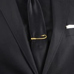 Warren Asher Pince à Cravate Courte Dorée Marin -Arkai Atlas Shop ste megashoot tieclips 11434 73 1